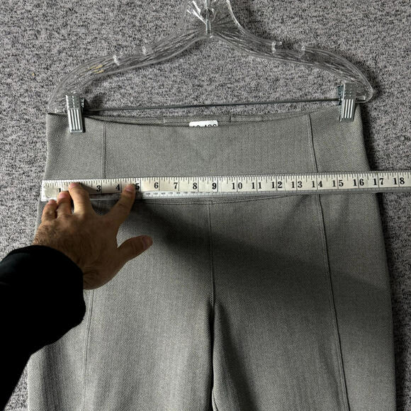 Athleta Women’s Size Large Pull On Delancey Gray Polyester Herringbone Tight - Picture 9 of 11